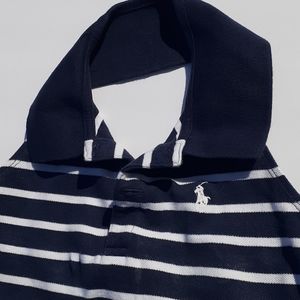 Ralph Lauren striped navy blue kids /preteen dress